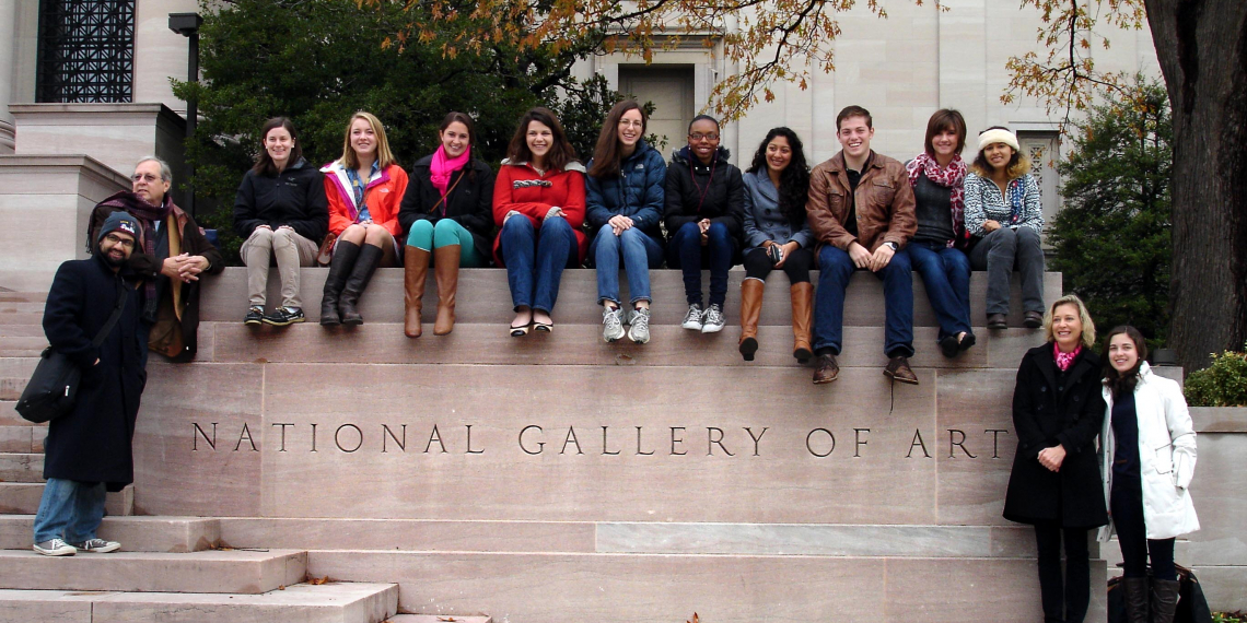 Focus students at the National Gallery of Art in Washington, DC