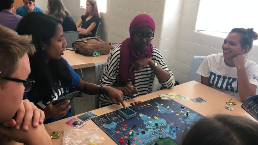 Global Health Students Playing Pandemic