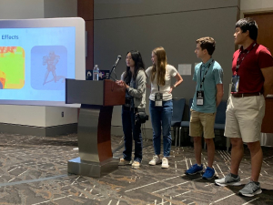 Virtual Realities Cluster Students Present at East Coast Gaming Conference